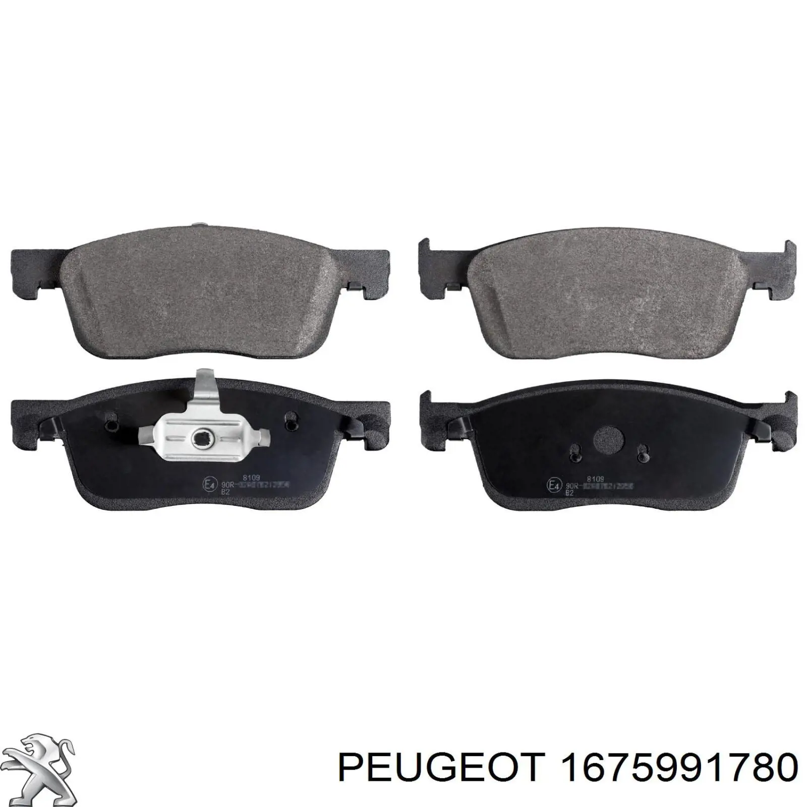 Гальмівні колодки Peugeot/Citroen 1675991780 ціна, від 36.95 USD