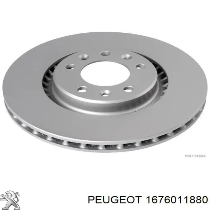 Купити 1676011880 Peugeot/Citroen Диск заднього гальма