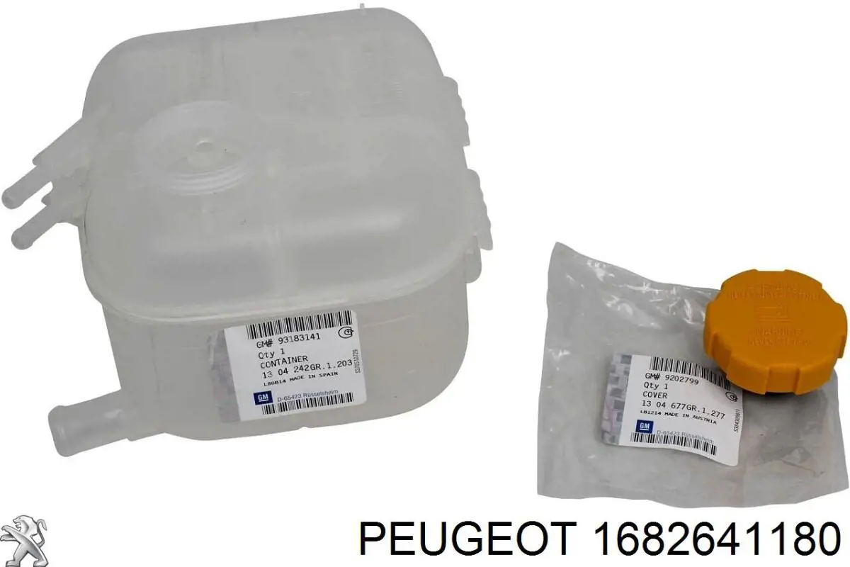 Купити 1682641180 Peugeot/Citroen Водяний бачок системи охолодження