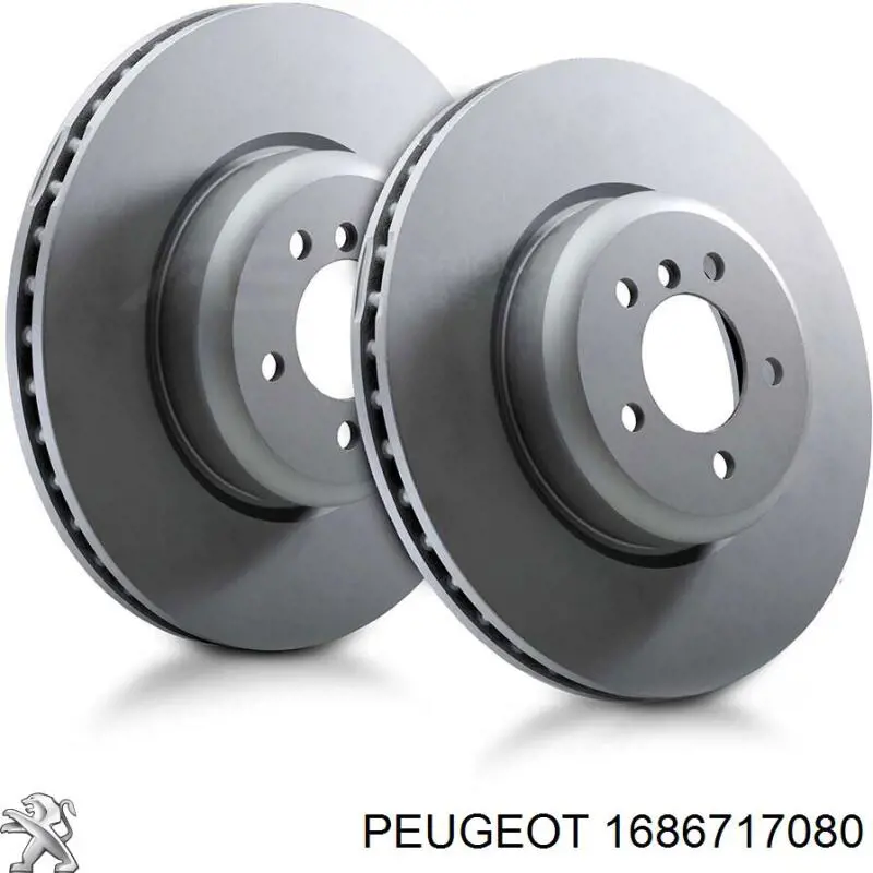 1686717080 Peugeot/Citroen диск гальмівний передній