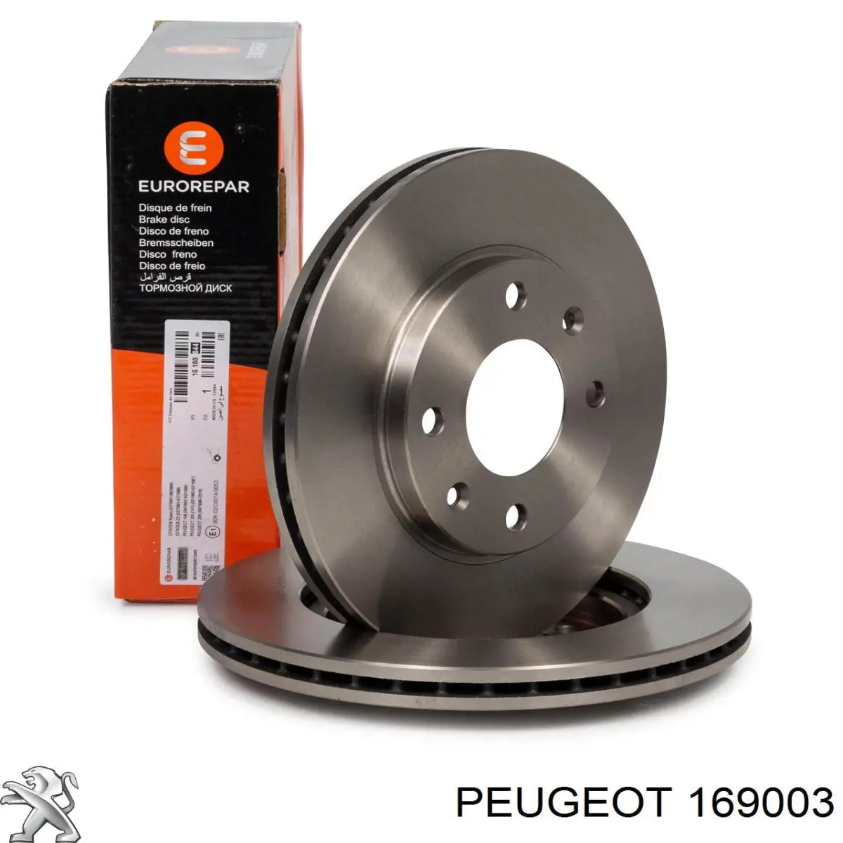 169003 Peugeot/Citroen диск гальмівний передній