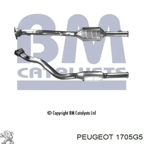 Глушник, передня частина Peugeot/Citroen 170639 ціна, від 139.76 USD