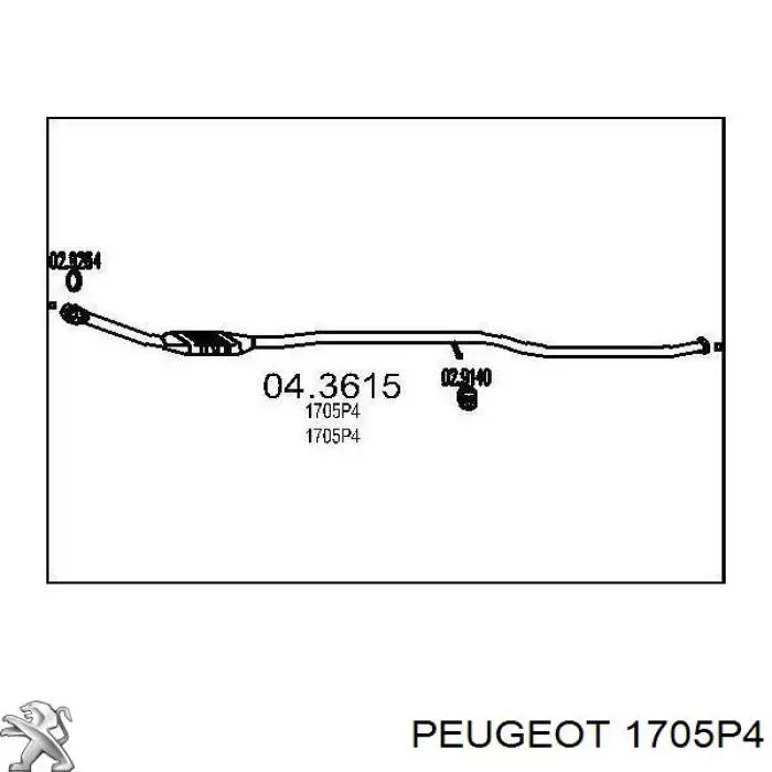  1705P4 Peugeot/Citroen