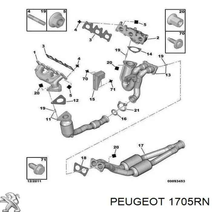  1705RN Peugeot/Citroen