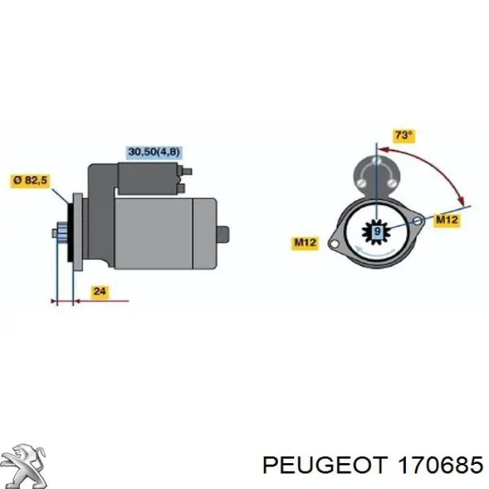  1705PK Peugeot/Citroen