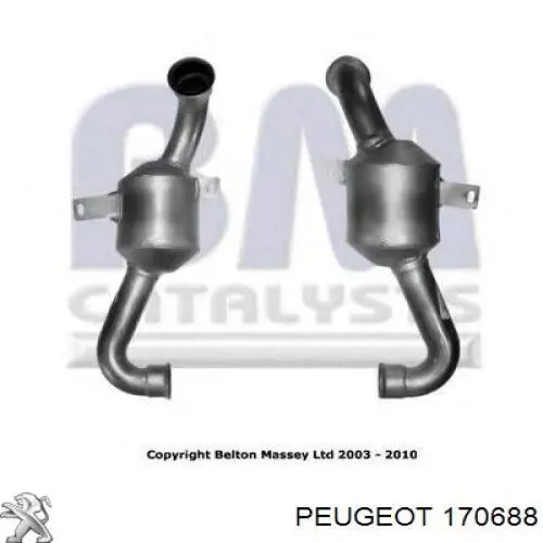 Купити 1706A7 Peugeot/Citroen Перетворювач відпрацьованих газів