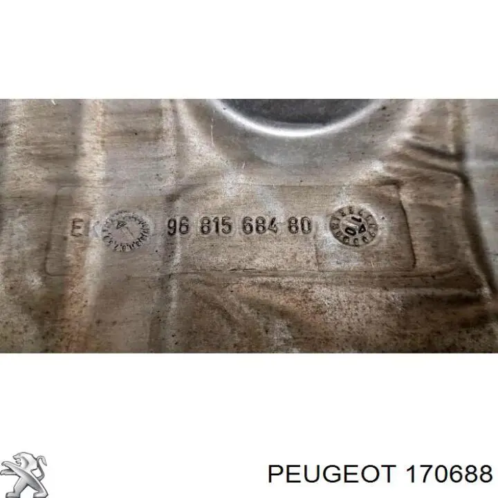 1706A7 Peugeot/Citroen Каталітичний нейтралізатор відпрацьованих газів