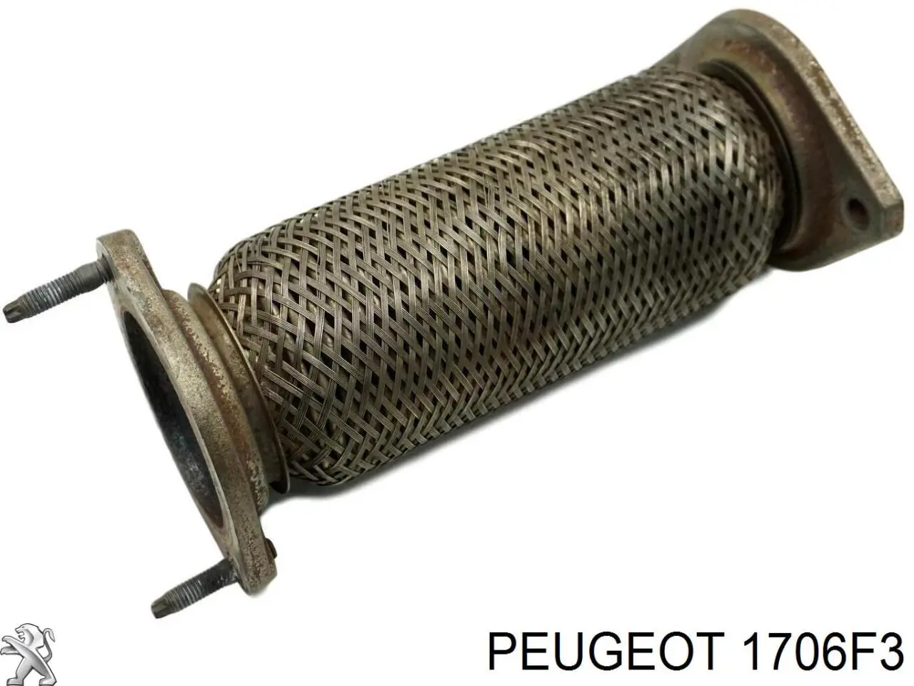 Труба приймальна (штани) глушника, передня Peugeot/Citroen 1706F3