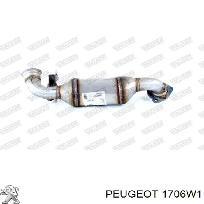 Купити 1706W1 Peugeot/Citroen Перетворювач відпрацьованих газів