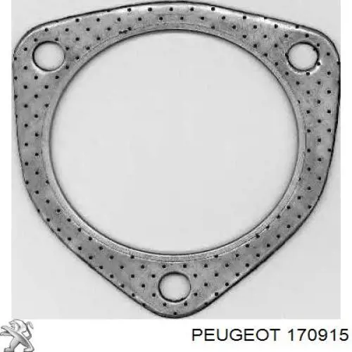 170915 Peugeot/Citroen прокладка прийомної труби глушника