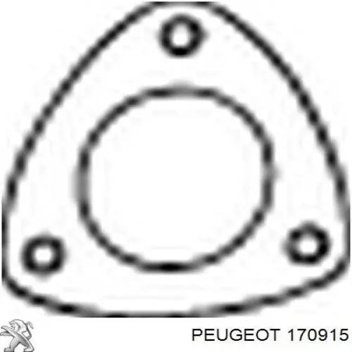 96000436 Peugeot/Citroen Прокладка штанів