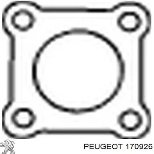 Прокладка каталізатора задня Peugeot/Citroen 170926 ціна, від 5.68 USD