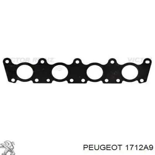 Кільце приймальної труби глушника Peugeot/Citroen 1712A9 ціна, від 2.20 USD