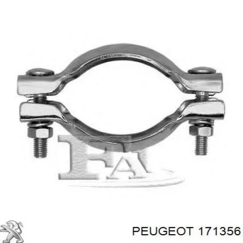 Купити 171356 Peugeot/Citroen З'єднувальні елементи, система випуску