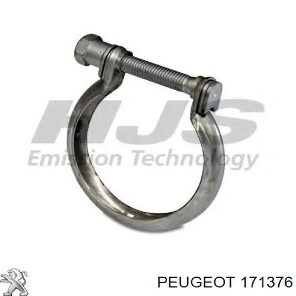 Купити 171376 Peugeot/Citroen Зєднувальний хомут випускного колектора