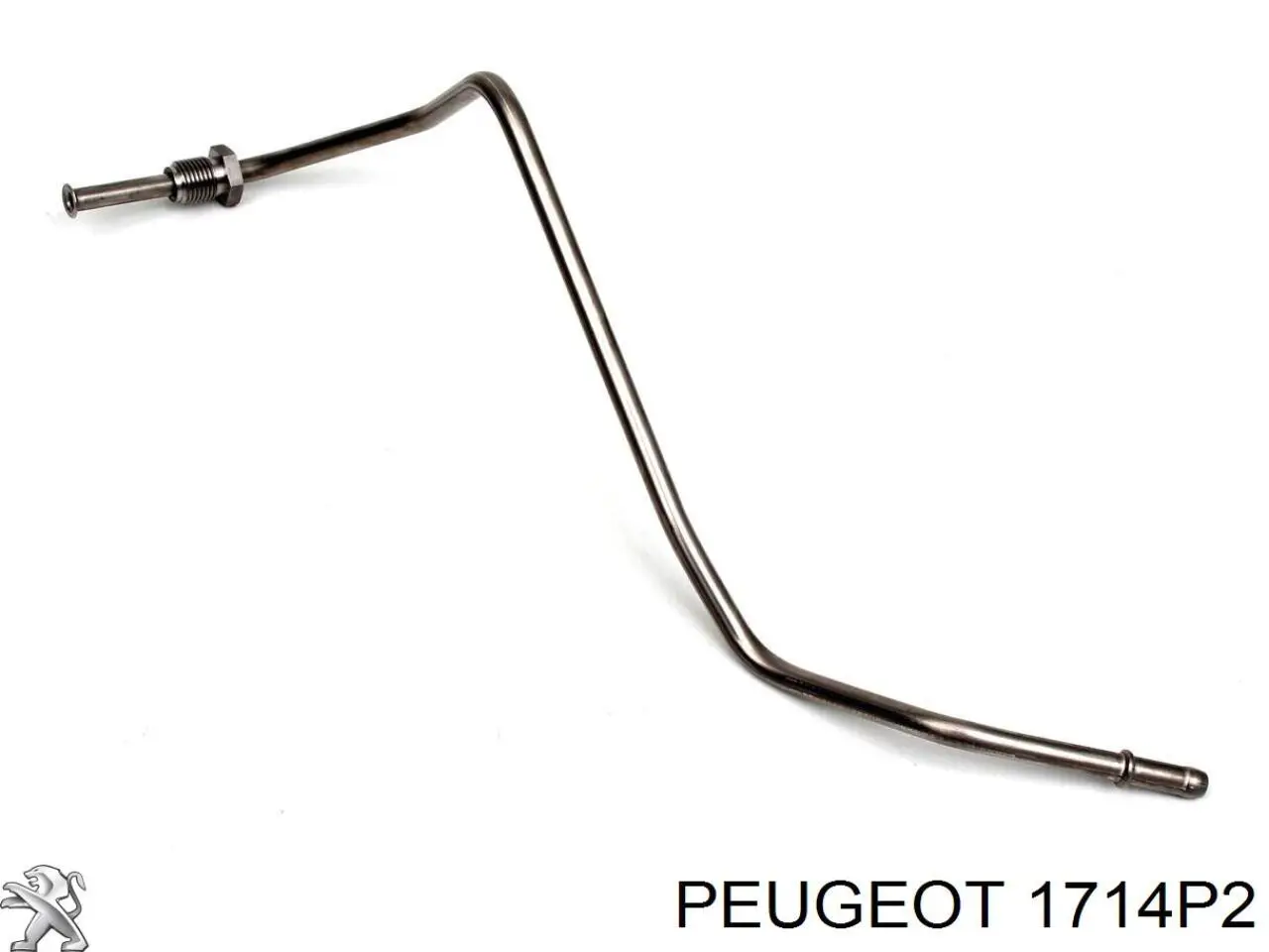 Трубка датчика тиску вихлопних газів Peugeot 207 (WA, WC) (Пежо 207)
