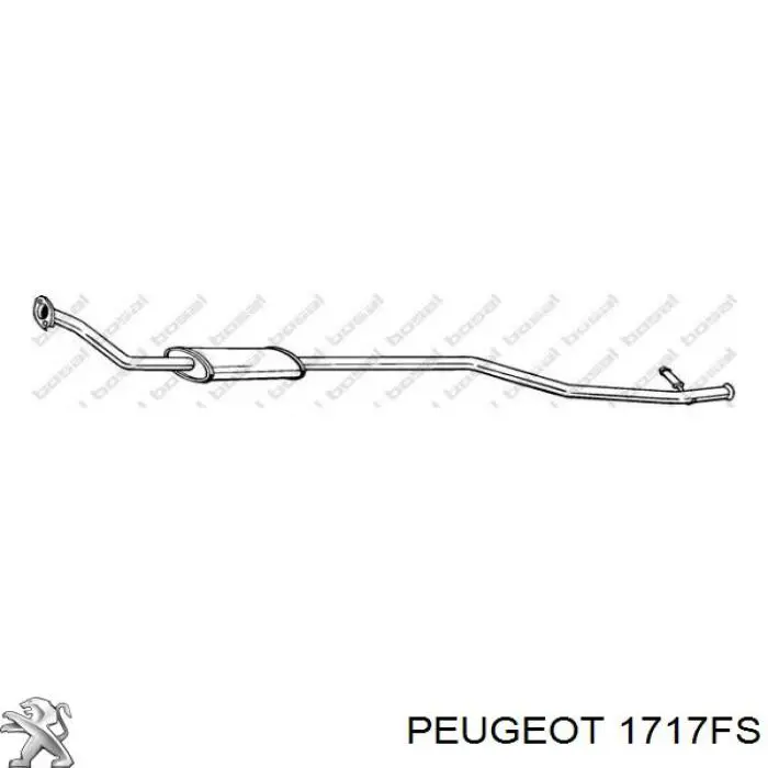 Купити 1717FS Peugeot/Citroen Вихлоп