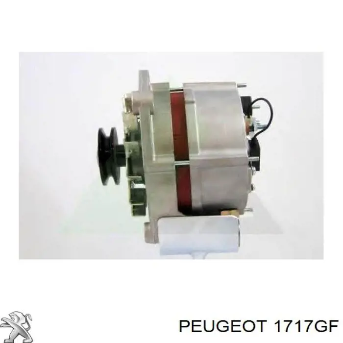 Глушник, центральна частина 1717GF Peugeot/Citroen