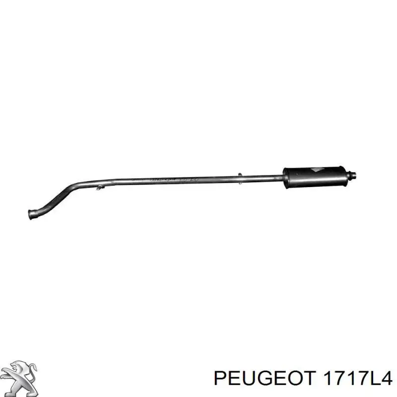 Глушник Peugeot/Citroen 1717L4 ціна, від 52.02 USD