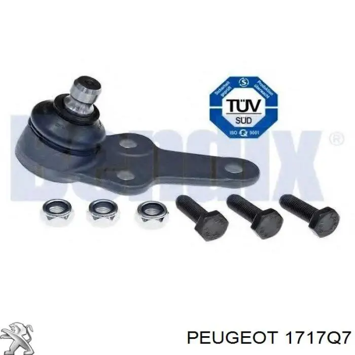 Купити 1717Q7 Peugeot/Citroen Вихлоп