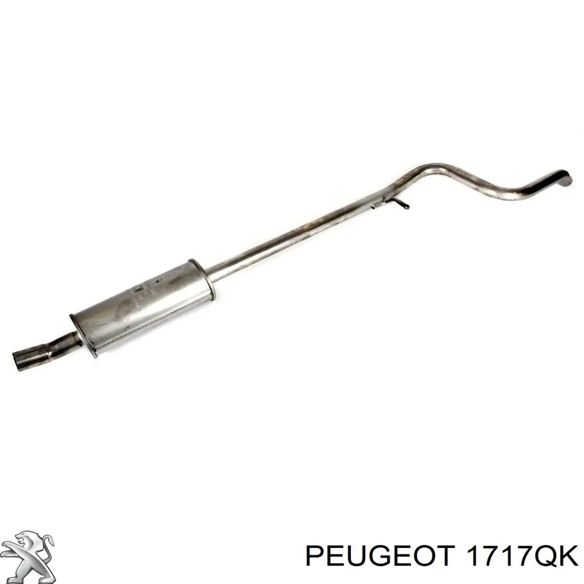 Глушник, центральна частина Peugeot/Citroen 1717QJ
