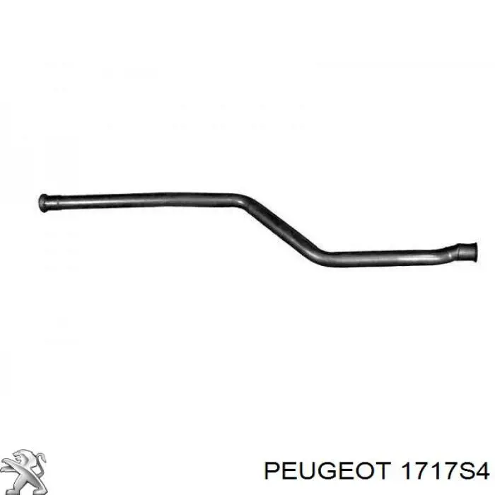1717S4 Peugeot/Citroen Середній глушник
