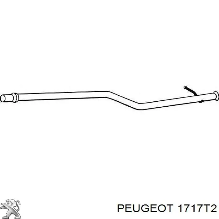Труба вихлопна, від каталізатора до глушника Citroen Xsara Picasso (N68) (Сітроен Xsara)