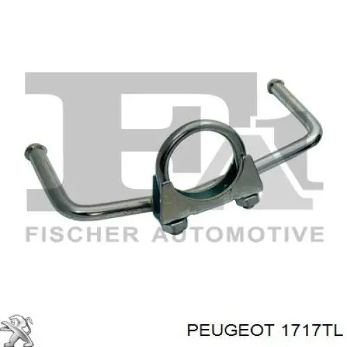 1717TL Peugeot/Citroen Середній глушник