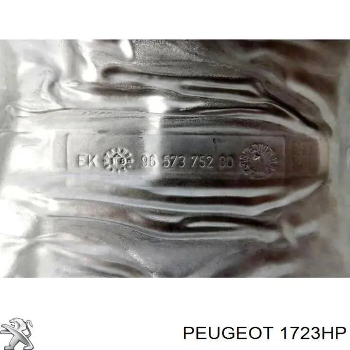 1723HP Peugeot/Citroen Каталітичний нейтралізатор відпрацьованих газів