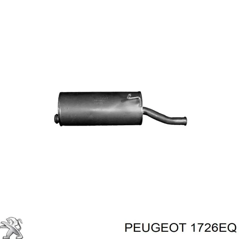 Вихлопна труба Peugeot/Citroen 1726EQ ціна, від 60.10 USD