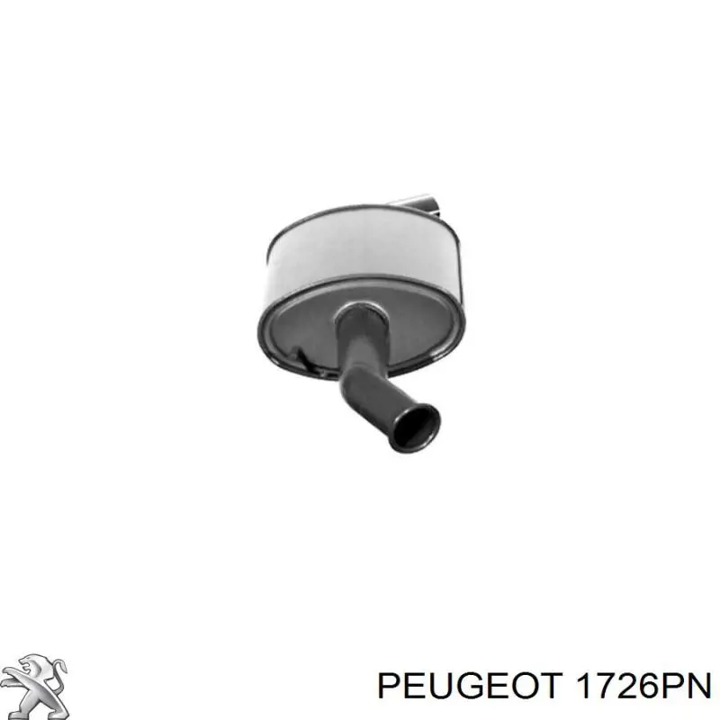 Купити 1726PN Peugeot/Citroen Глушилка задня