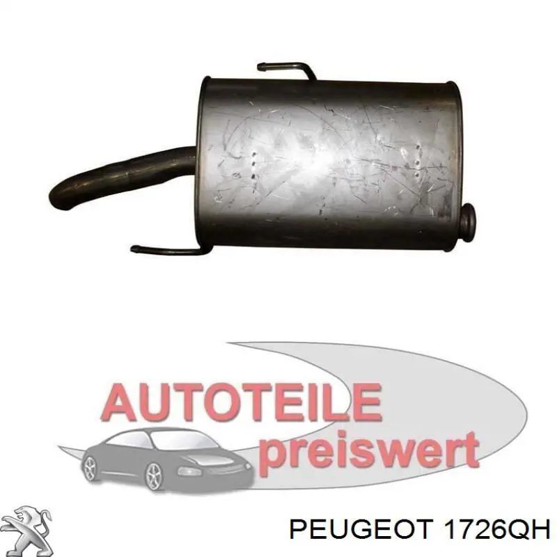 Купити 1726QH Peugeot/Citroen Вихлоп
