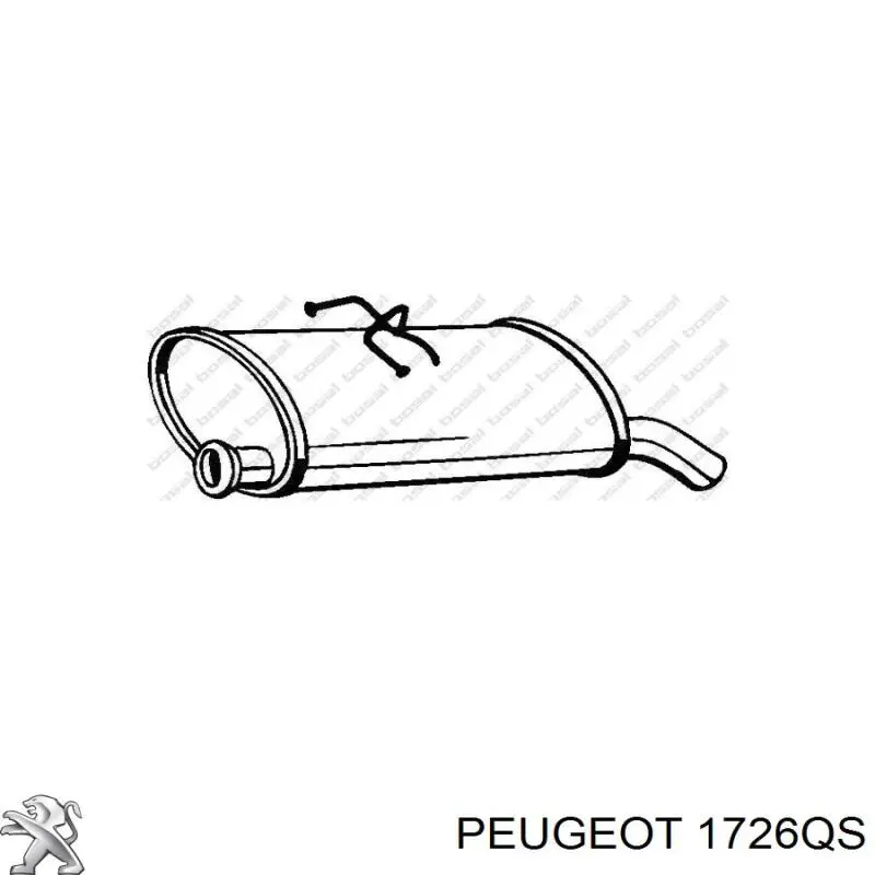 Купити 1726QS Peugeot/Citroen Вихлоп