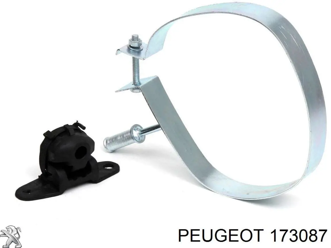Глушник, задня частина 173087 Peugeot/Citroen