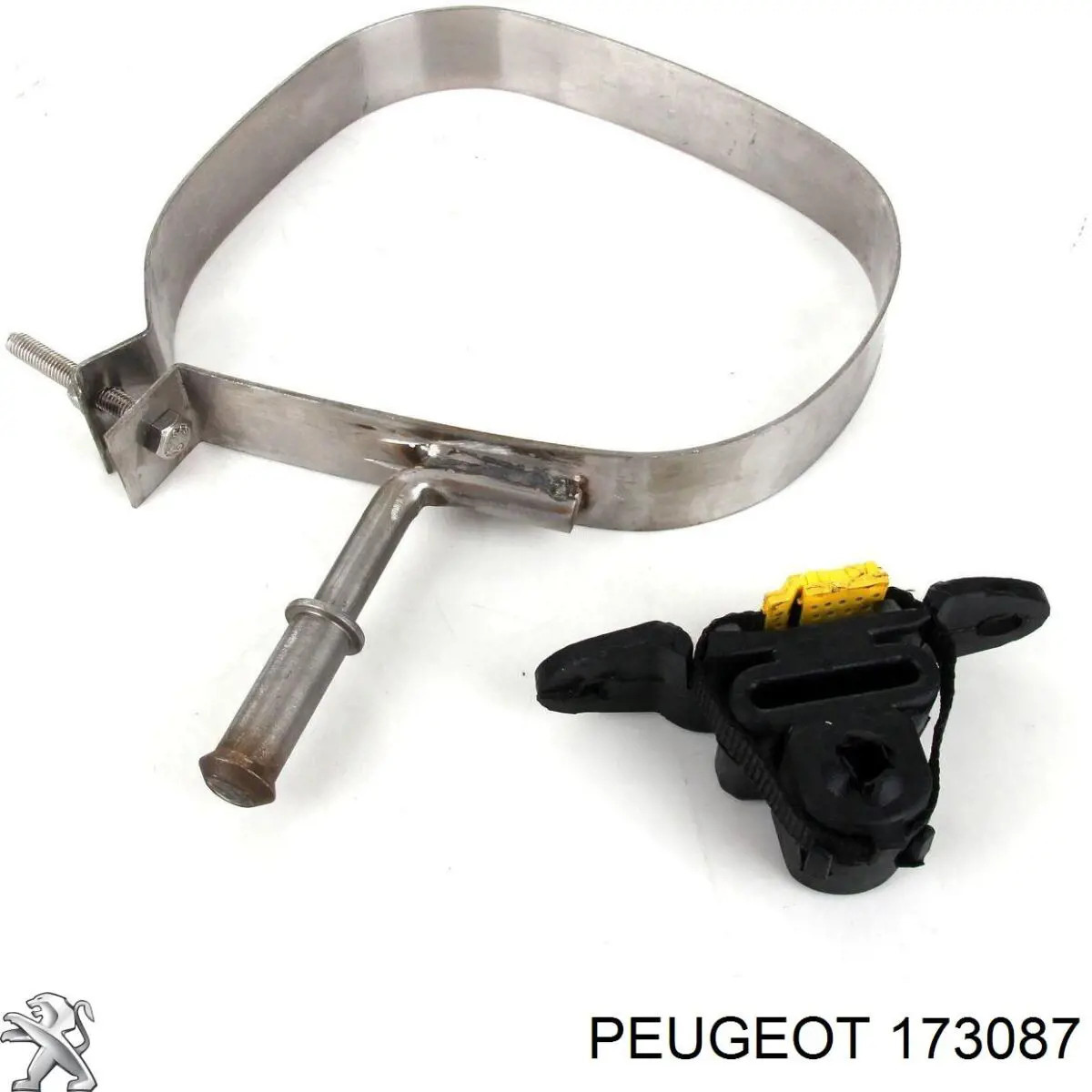 173087 Peugeot/Citroen глушник, задня частина