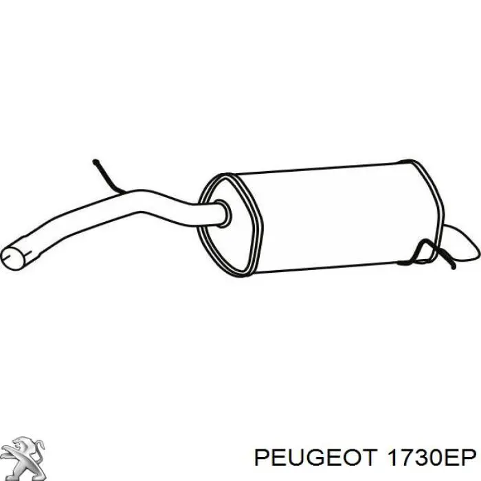 Купити 1730EP Peugeot/Citroen Вихлоп