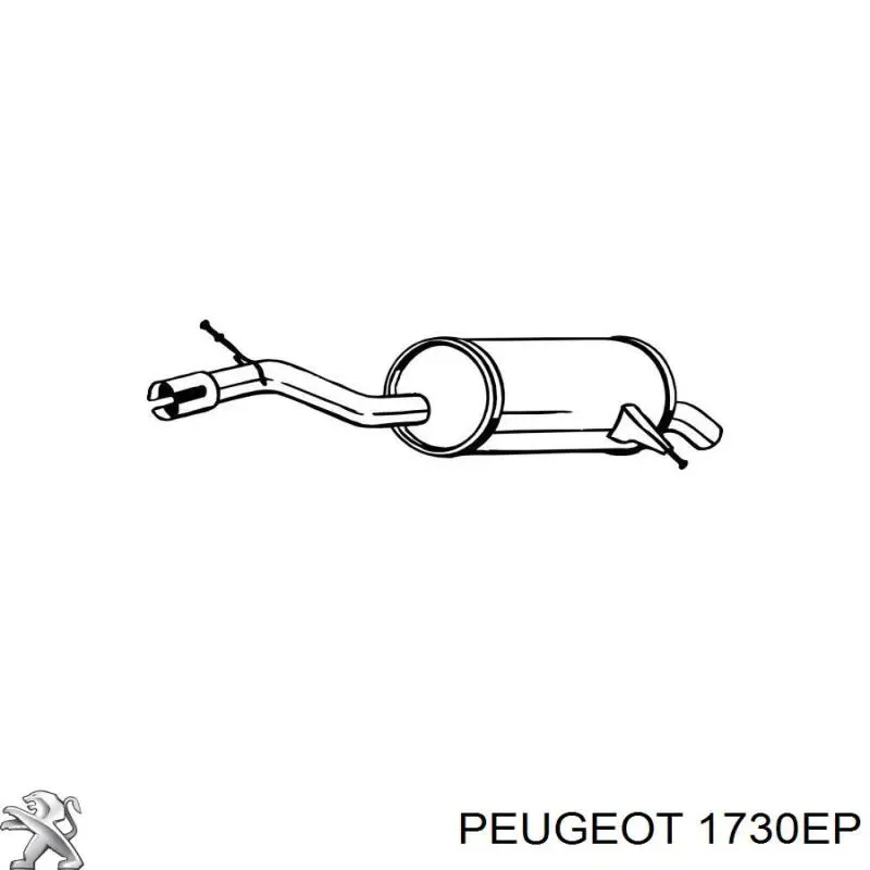 Вихлопна труба Peugeot/Citroen 1730EP ціна, від 58.72 USD
