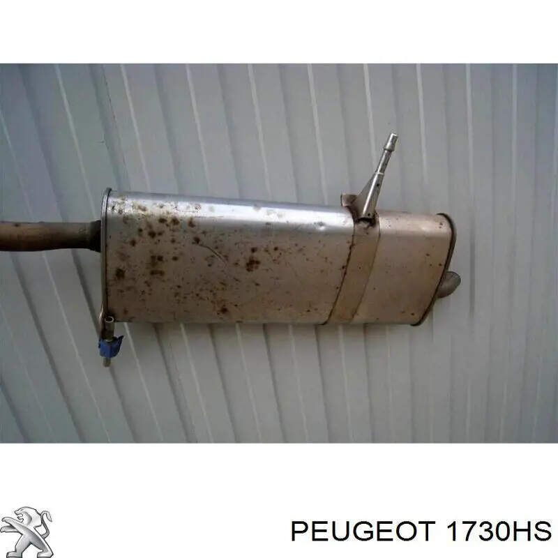 1730HS Peugeot/Citroen Глушник, задня частина