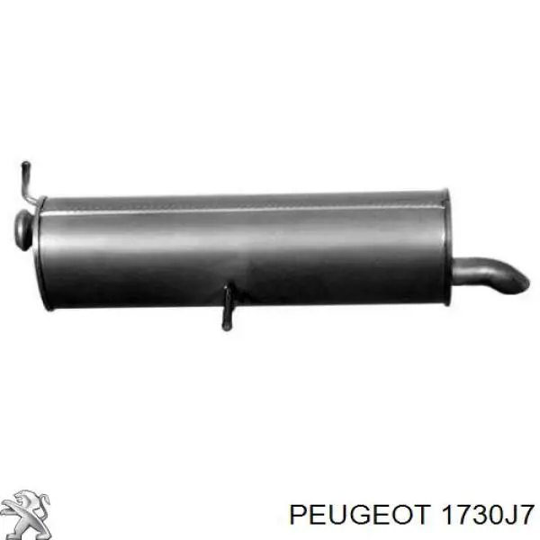 Вихлоп Peugeot/Citroen 1730J7 ціна, від 74.55 USD