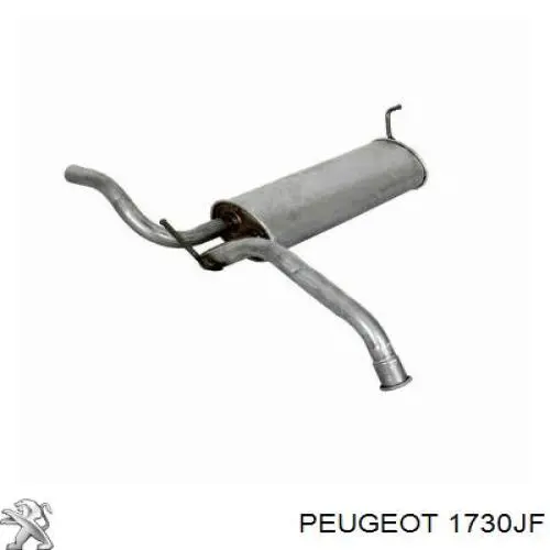 Вихлопна труба Peugeot/Citroen 1730JF ціна, від 36.55 USD
