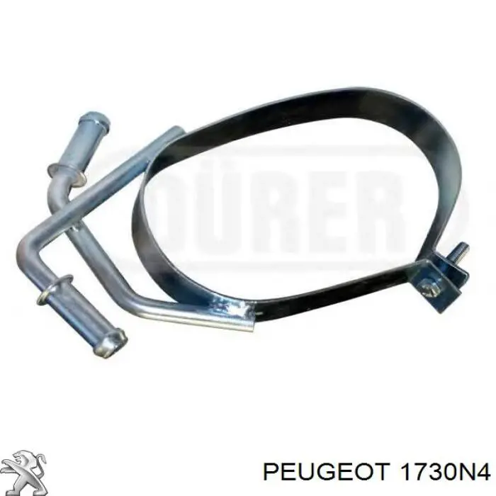 Вихлоп Peugeot/Citroen 1730N4 ціна, від 12.18 USD