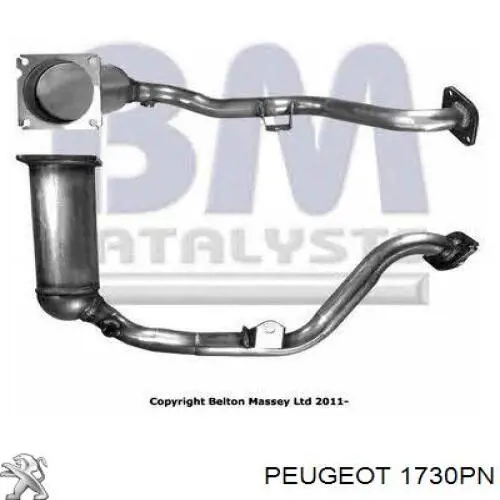 Купити 1730PN Peugeot/Citroen Перетворювач відпрацьованих газів