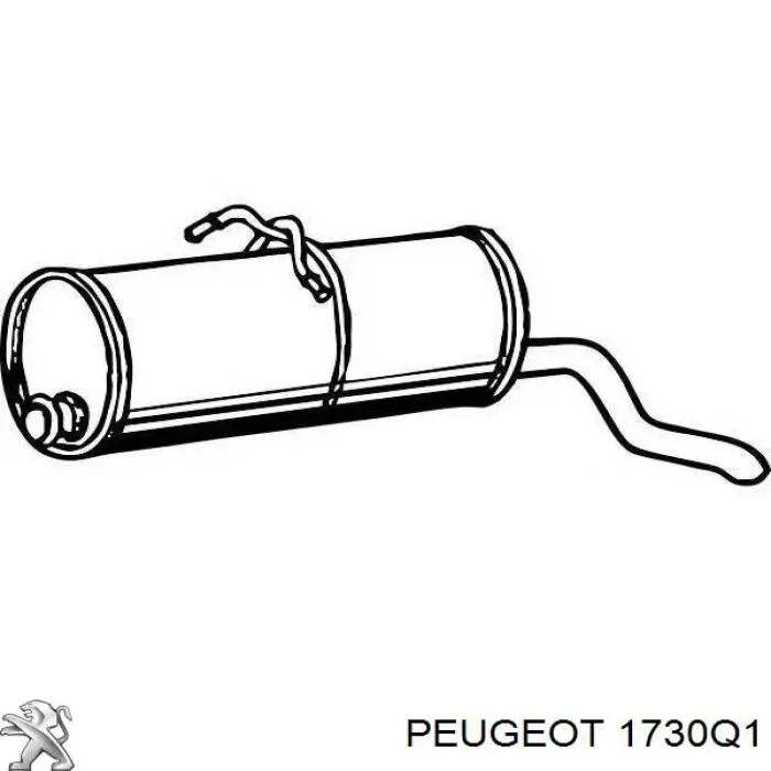 Вихлоп Peugeot/Citroen 1730Q1 ціна, від 46.04 USD