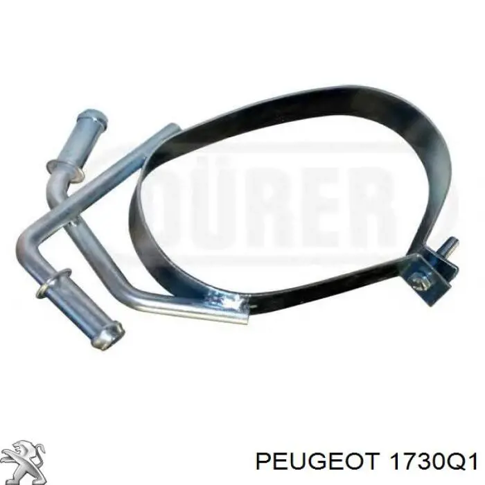 Вихлопна труба Peugeot/Citroen 1730Q1 ціна, від 47.01 USD