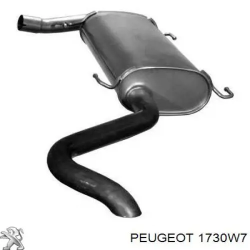 Вихлоп Peugeot/Citroen 1607286580 ціна, від 128.63 USD