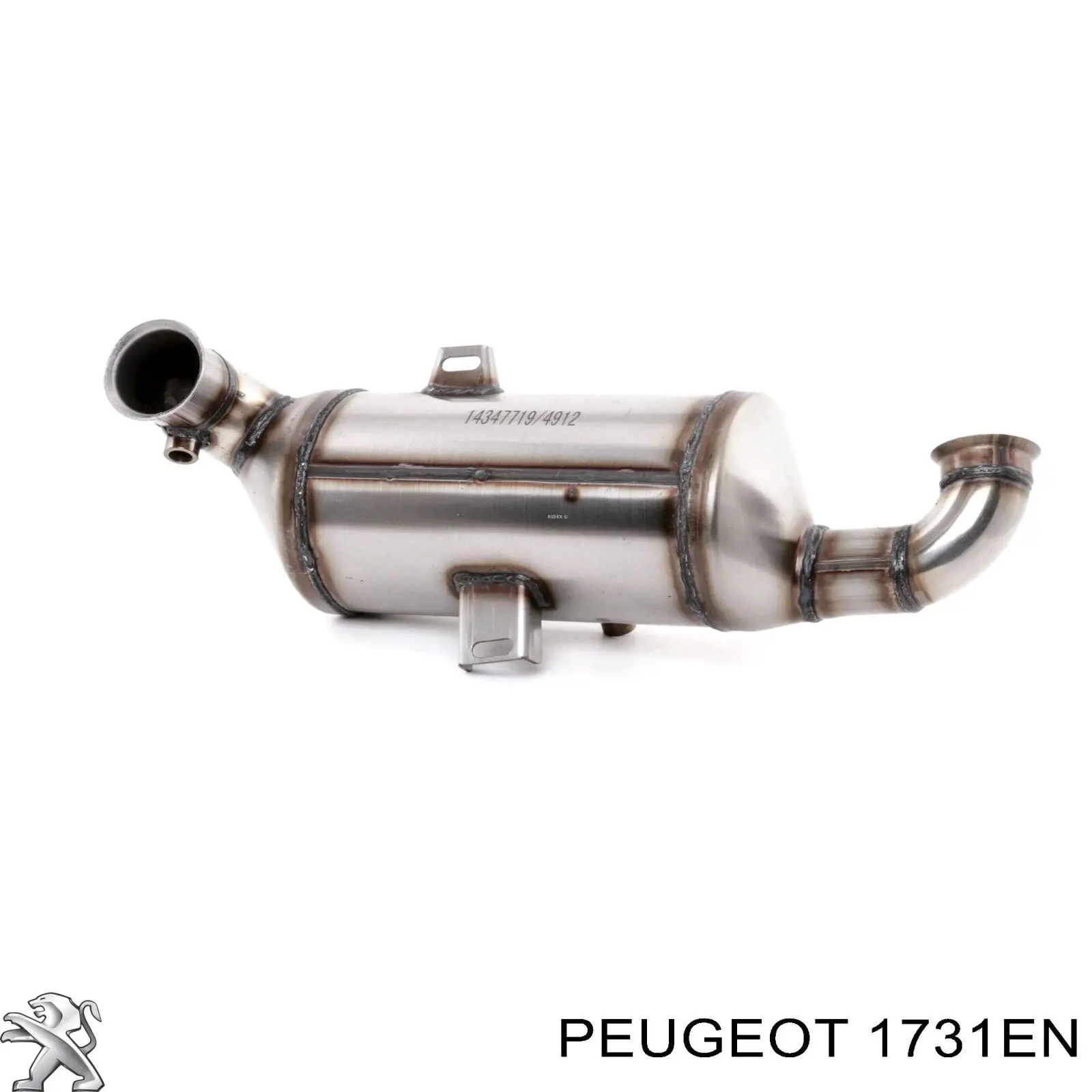 Конвертор-каталізатор (каталітичний нейтралізатор) Peugeot/Citroen 1731EN ціна, від 333.93 USD
