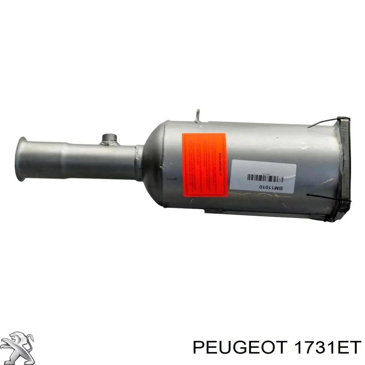 Фільтр системи відпрацьованих газів 1731ET Peugeot/Citroen