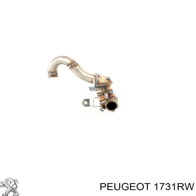 Каталізатор 1609166680 Peugeot/Citroen