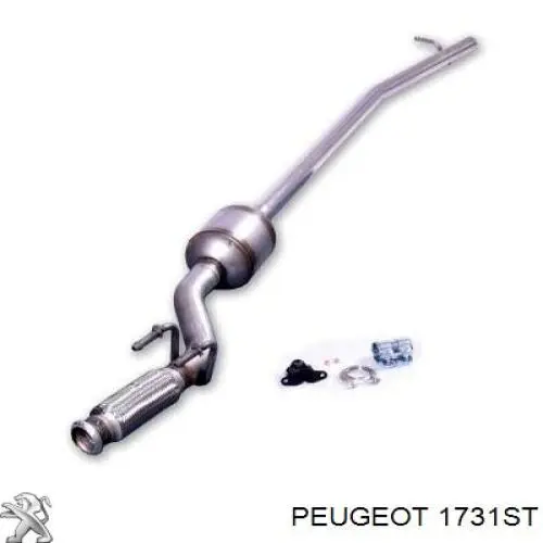 Глушник, передня частина Peugeot/Citroen 1731ST ціна, від 296.21 USD