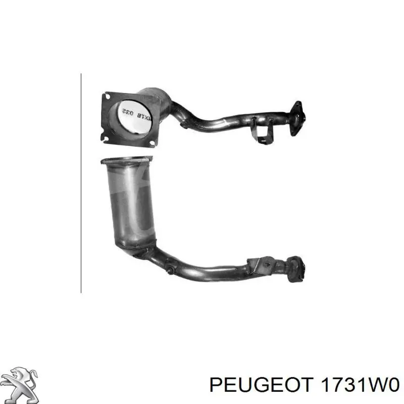 Купити 1731W0 Peugeot/Citroen Перетворювач відпрацьованих газів